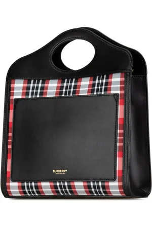 Burberry Sacs bandoulière, 2000-2017 Mini Plaid Canvas Pocket Satchel en