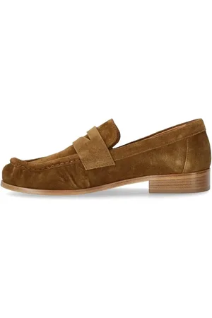 Strategia Cognac Suede Loafer en