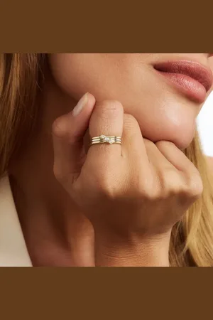 Isabel Bernard Bijouterie, De la Paix Alaine 585 , 585 Weiß Ring en