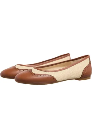 Ralph Lauren Ballerines, Jayna Wingtp Flats Ballet en