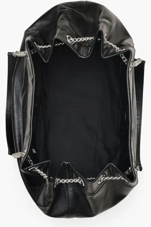 Marc Jacobs Sacs bandoulière, Structured Black Shoulder Bag With Drawstring Clos en