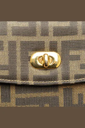Fendi Sacs bandoulière, 20th Zucca Canvas Handbag en