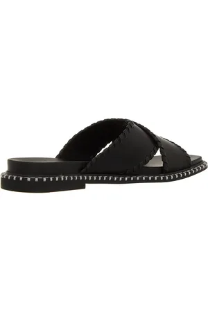 Karl Lagerfeld Mules & Slides, Kleo Whipstitch Krosstrap en