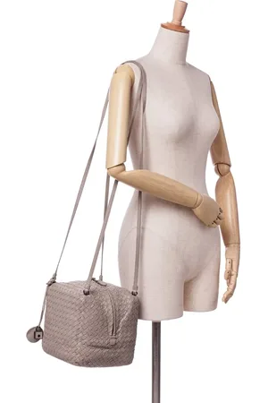 Bottega Veneta Sacs bandoulière, 2012-2024 Nappa Intrecciato Cube Crossbody en