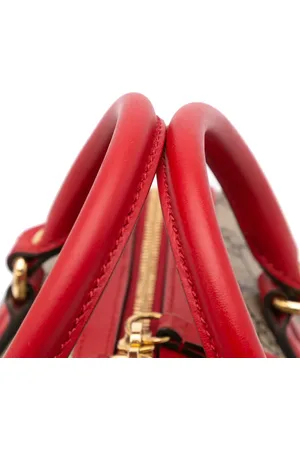 Gucci Sacs bandoulière, 2000-2015 Small GG Supreme Kingsnake Heart Embroid en