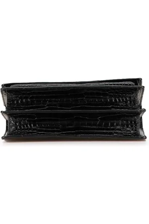 Saint Laurent Sacs bandoulière, 2017 Medium Croc Embossed Leather Sunset Crossbody en