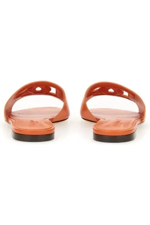 Dolce & Gabbana Sandales, Slide Sandal With Logo en