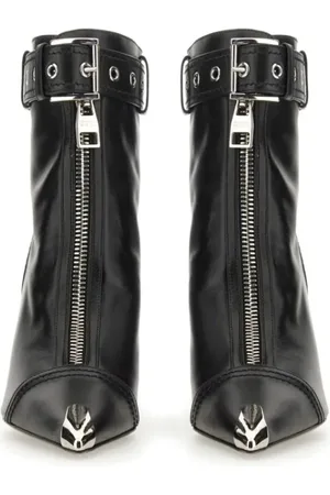 Alexander McQueen Bottes & Bottines, Slash Biker Boot en