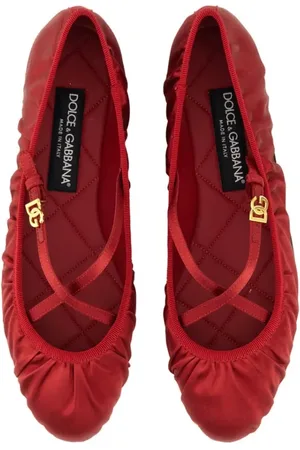 Dolce & Gabbana Satin Ballerina Flats en