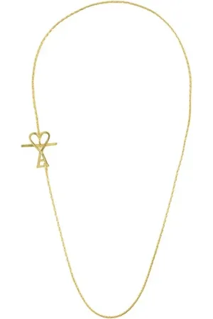 Ami Bijouterie, Metal Adc 2 In 1 Chain Necklace en