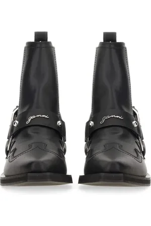 Ganni Bottes & Bottines, Stivale Chelsea Western Fitted en
