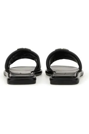 Tory Burch Sandales, Double T Sport Slider Sandal en
