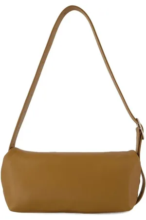 Jil Sander Sacs bandoulière, Khaki Leather Rollup Small Square Belt Shoulder Ba en