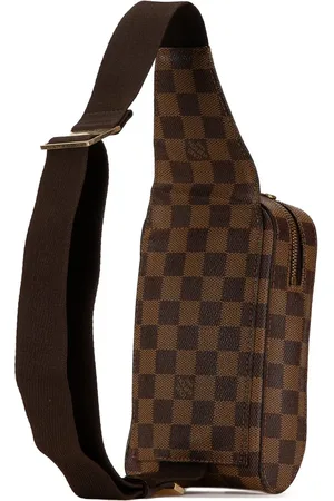 LOUIS VUITTON Sacs bandoulière, 2002 Damier Ebene Geronimos en