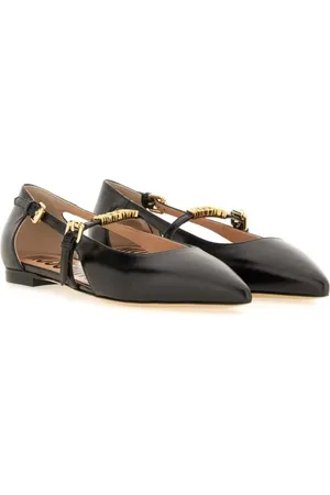 Moschino Leather Ballerina en