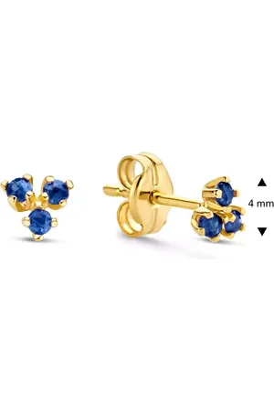 Jackie Bijouterie, Jackie Triangle Sapphire Studs en