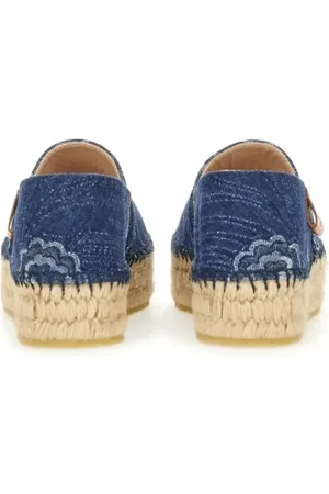 Etro Denim Espadrilles en