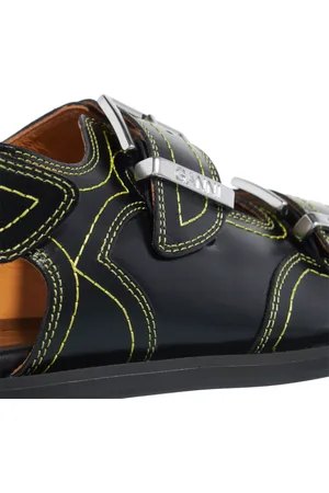Ganni Sandales, Embroidered Western Sandals en