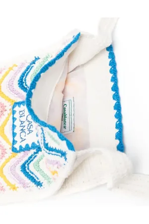 Casablanca Sacs bandoulière, Mini Gradient Wave Crochet Crossbody Bag en