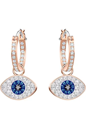 Swarovski Bijouterie, Symbolic Hoop Evil Eye rose gold-tone plated en