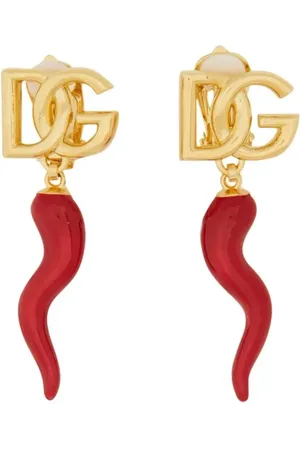 Dolce & Gabbana Bijouterie, Creole Earring With Croissant en