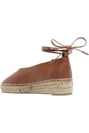 Castaner Espadrilles, Flat Shoes Leather Brown en