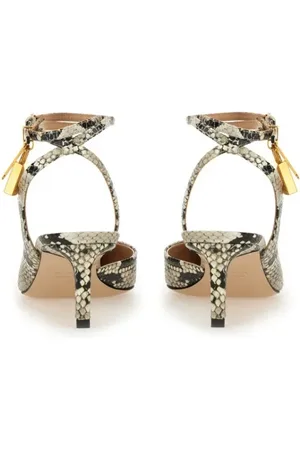 Tom Ford Sandales, Slingback Python Sandal en