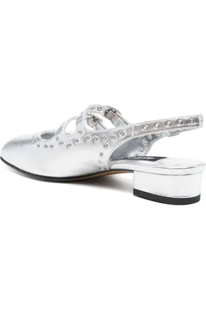 Carel Escarpins, With Heel Silver en