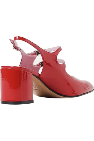 Carel Escarpins, With Heel Red en