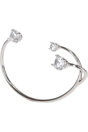 Panconesi Bijouterie, Sculptural Earcuff With Zircon Accents en