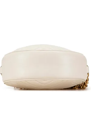 Gucci Sacs bandoulière, Mini GG Marmont Round Leather Crossbody en