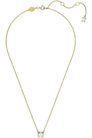 Swarovski Bijouterie, Constella Necklace Round cut Gold-tone plated en