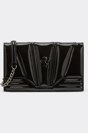 FERRARI Sac Gt En Cuir Verni Avec Chaîne - Mini Sacs Os