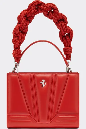 FERRARI Sac Fourre-tout Micro Gt En Cuir Avec Scoubidou - Mini Sacs Os