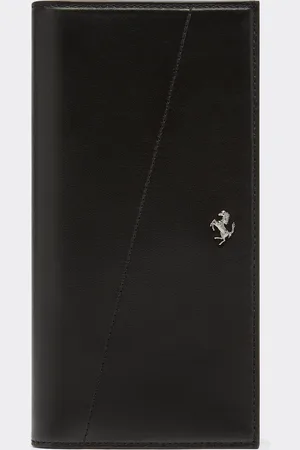 FERRARI Porte-cartes Rectangulaire En Cuir Lisse - Portefeuilles Et Petite Maroquinerie Os