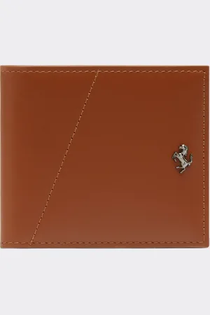 FERRARI Portefeuille Horizontal En Lisse - Portefeuilles Et Petite Maroquinerie Os