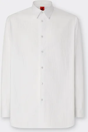 FERRARI Chemise En Popeline Rayée - Male Chemises 48