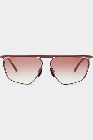 FERRARI Lunettes De Soleil En Titane Avec Verres Dégradés - Lunettes De Soleil Os