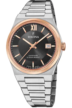 Festina Montre Homme Swiss Made Rivé F20036/3 Noir