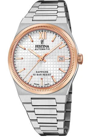 Festina Montre Homme Swiss Made Rivé F20030/1 Blanc