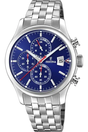Festina Montre Timeless Chronograph F20374/2 , Bracelet En Acier, Homme