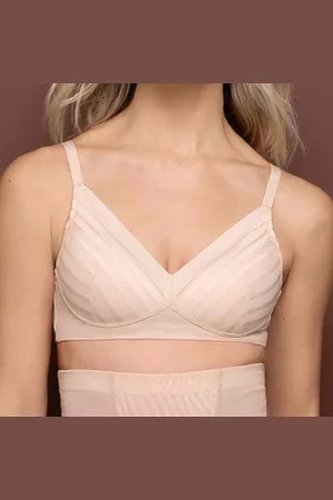 Bye Bra Soutien-gorge triangle sans armatures Powermesh Shapewear