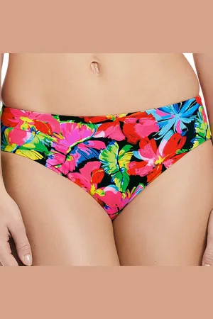 Fantasie Slip de bain mi-couvrant Imprimé - Multicolore SANTA BARBARA