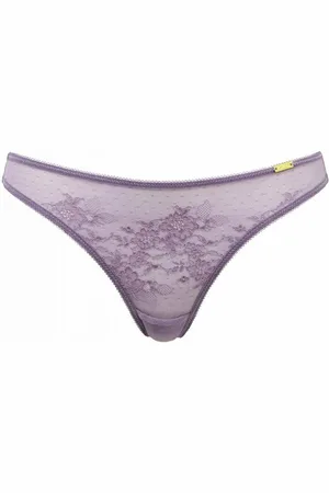 Gossard String - Violet Glossies Lace