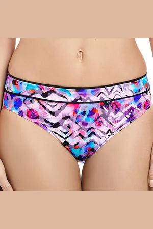 Fantasie Slip de bain mi-couvrant Imprimé - Multicolore MALUNDI