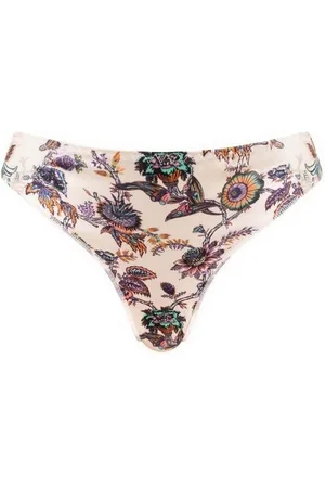 Louisa Bracq Tanga brodé motif floral