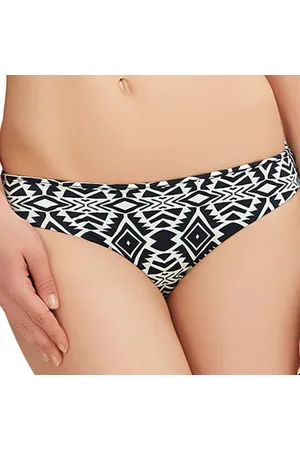 Fantasie Slip de bain réversible Fantasie BEQA black cream