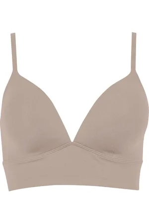 ATHENA Soutien-gorge bustier à coques sans armatures femme Easy Seconde Peau Marron/
