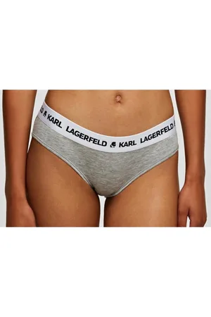 Karl Lagerfeld Lot de 2 Shorties Logotypés Gris