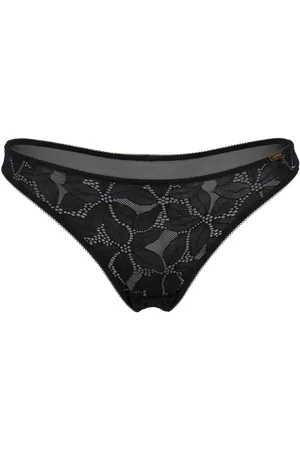 Gossard Culotte classique - Noire Glossies Lotus